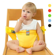 Portable Baby Dining Chair with Safety Belt - Washable High Seat for Outdoor Feeding