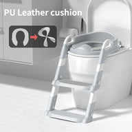 Children's Toilet Seat with Folding Ladder Practicality and Autonomy