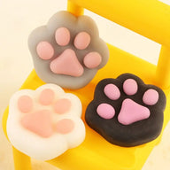 Mini Cat Paw Squeeze Toy - Silicone Decompression Fidget Toy for Kids & Adults