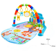 Musical Baby Activity Gym Rack Play Mat Kid Rug Puzzle Mat Carpet Piano Keyboard Infant Playmat Crawling Game Pad Baby Toy Gift