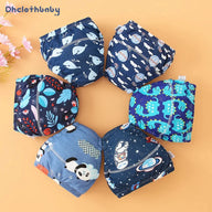 4PCS Baby Waterproof Diaper Shorts - Reusable Cotton Potty Training Pants