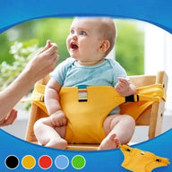 Folding Baby High Chair - Portable Travel Seat with Safety Strap