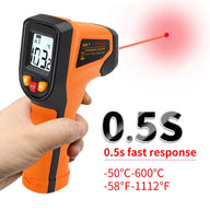 T400 T600 Digital Infrared Thermometer - Non-Contact Laser Temperature Gun